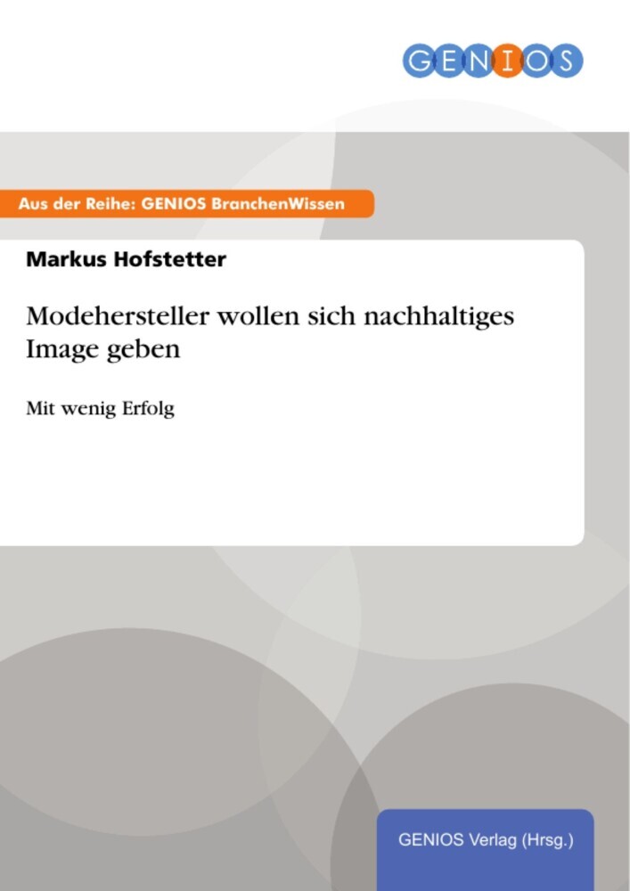 Modehersteller wollen sich nachhaltiges Image geben main product photo