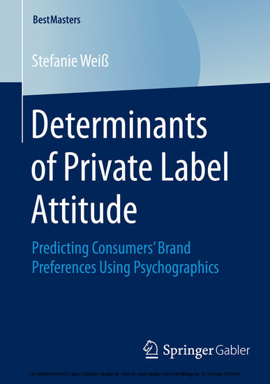 Determinants of Private Label Attitude main product photo