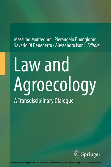 Law and Agroecology main product photo