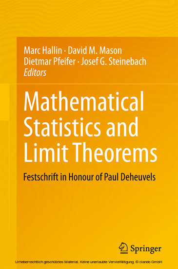 Mathematical Statistics and Limit Theorems main product photo