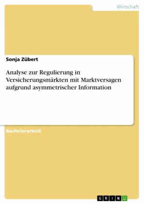 Analyse zur Regulierung in Versicherungsmärkten mit Marktversagen aufgrund asymmetrischer Information