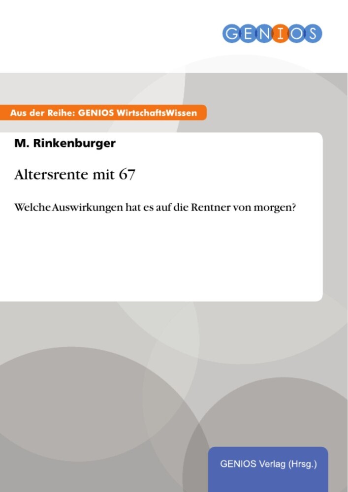 Altersrente mit 67 main product photo