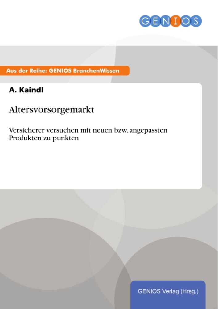 Altersvorsorgemarkt main product photo