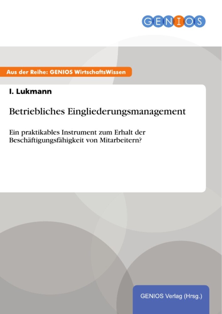 Betriebliches Eingliederungsmanagement main product photo