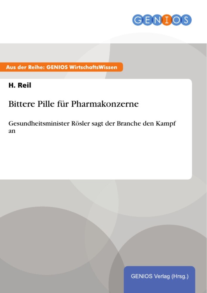 Bittere Pille für Pharmakonzerne main product photo