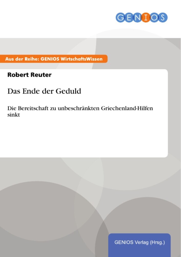 Das Ende der Geduld main product photo