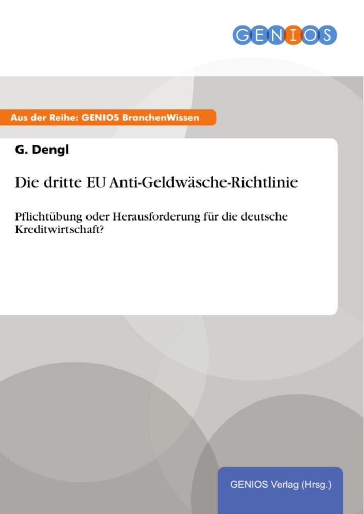 Die dritte EU Anti-Geldwäsche-Richtlinie main product photo