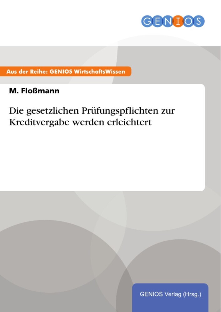 Die gesetzlichen Prüfungspflichten zur Kreditvergabe werden erleichtert main product photo