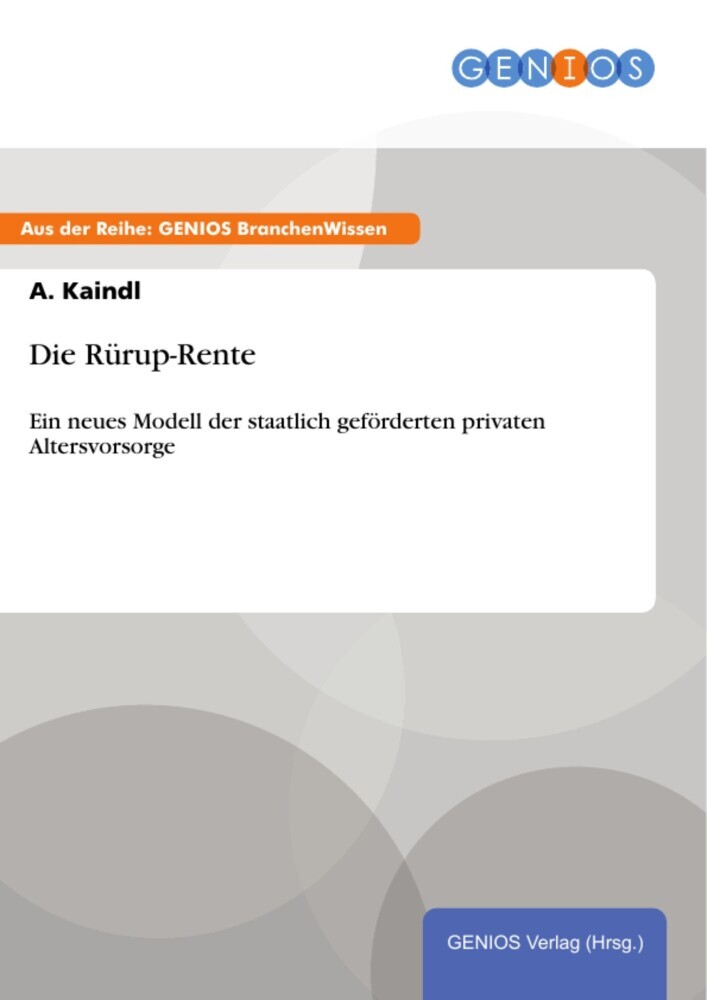 Die Rürup-Rente main product photo