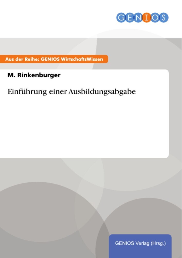 Einführung einer Ausbildungsabgabe main product photo