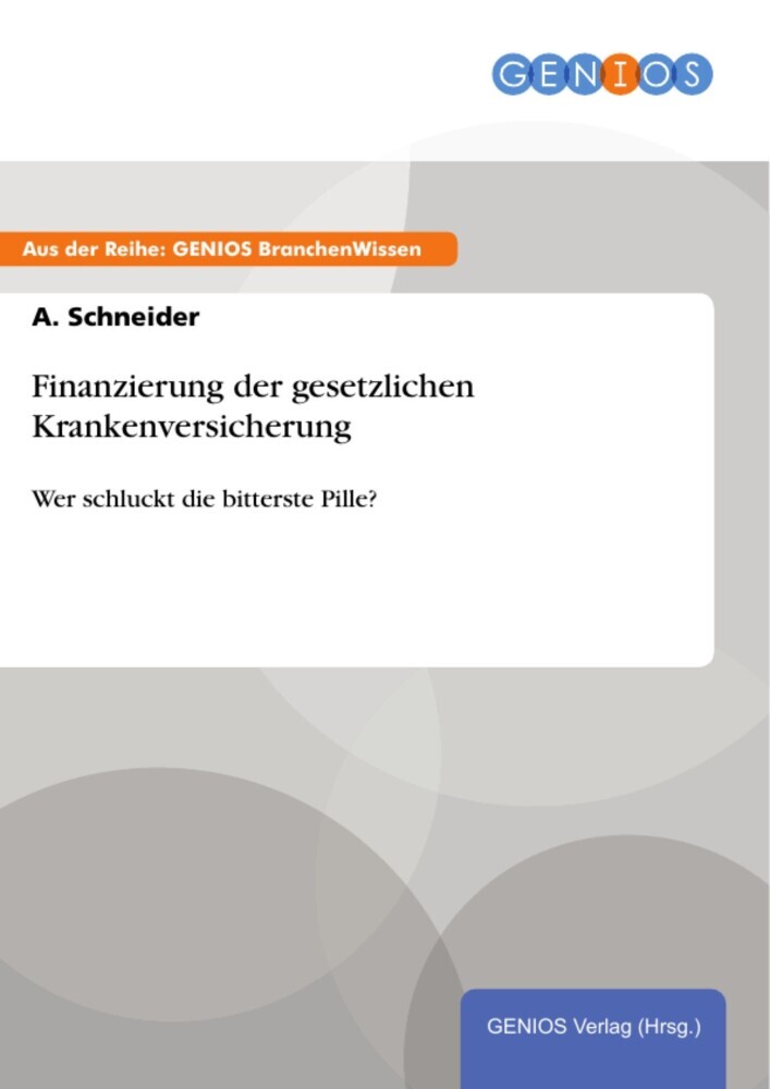 Finanzierung der gesetzlichen Krankenversicherung main product photo