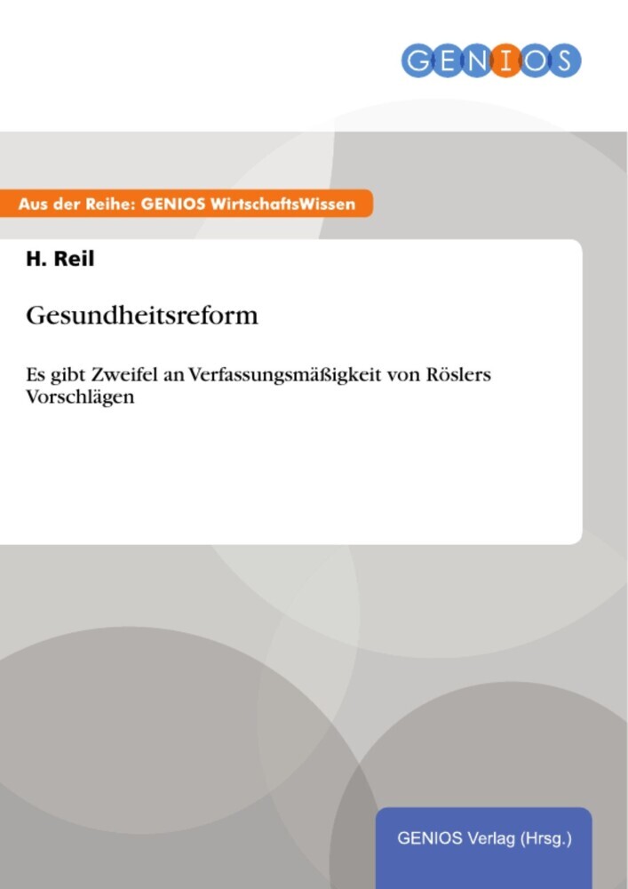 Gesundheitsreform main product photo