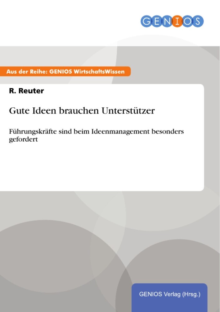 Gute Ideen brauchen Unterstützer main product photo