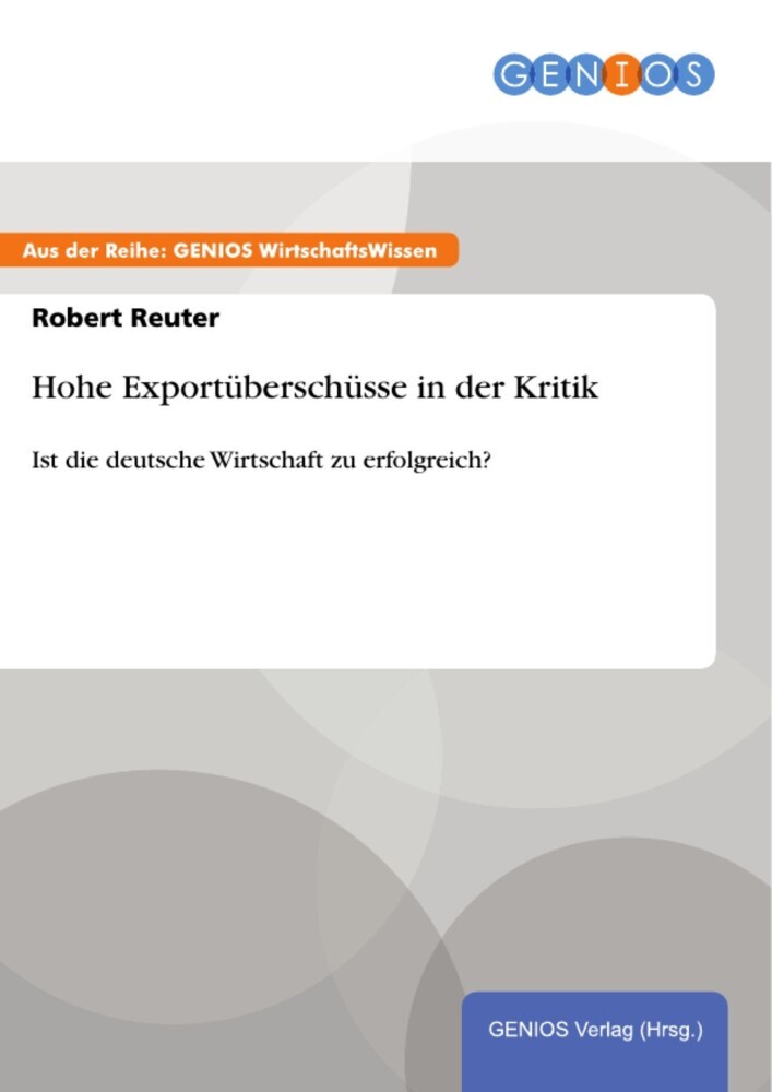 Hohe Exportüberschüsse in der Kritik main product photo