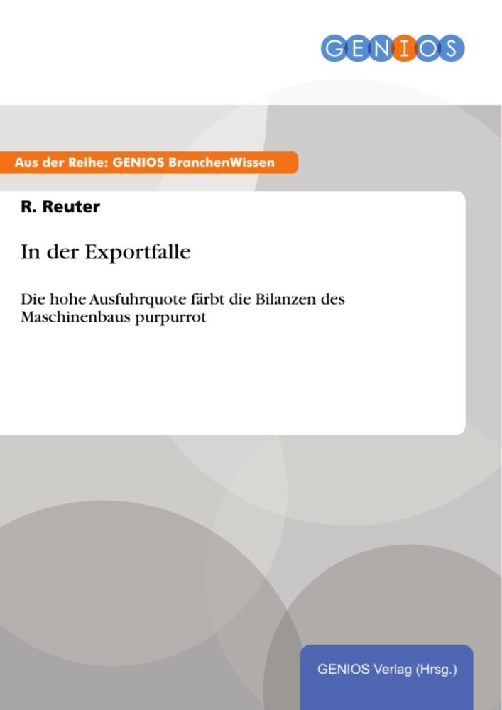 In der Exportfalle main product photo