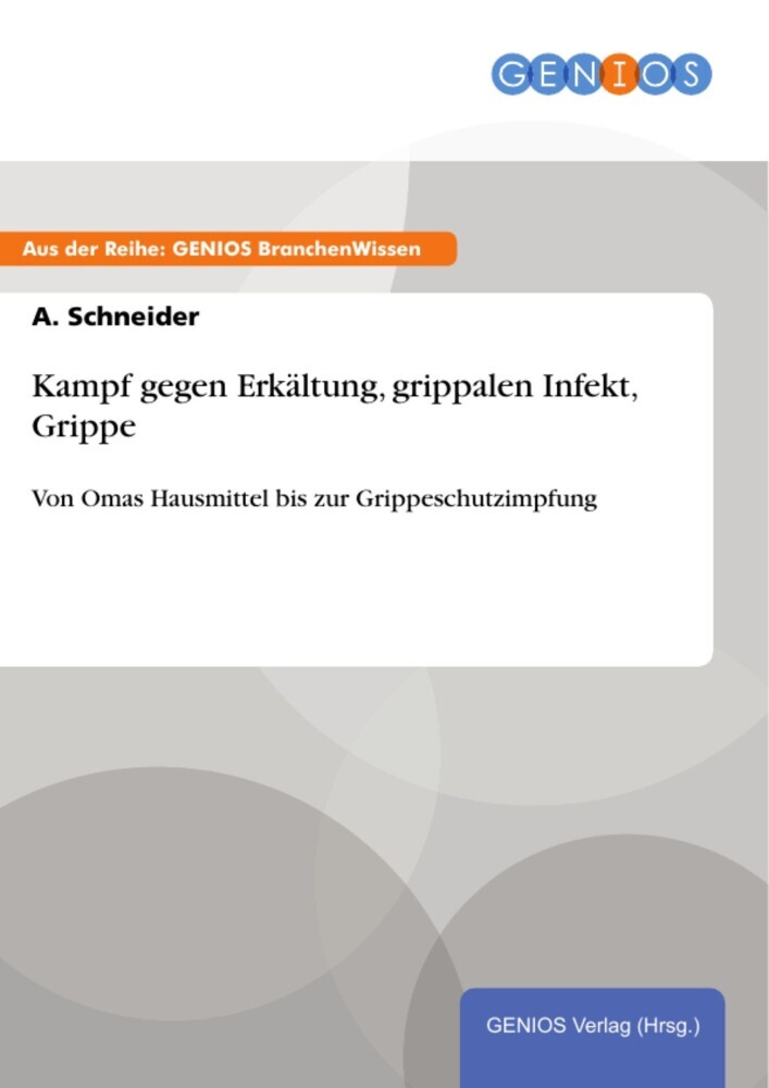 Kampf gegen Erkältung, grippalen Infekt, Grippe main product photo