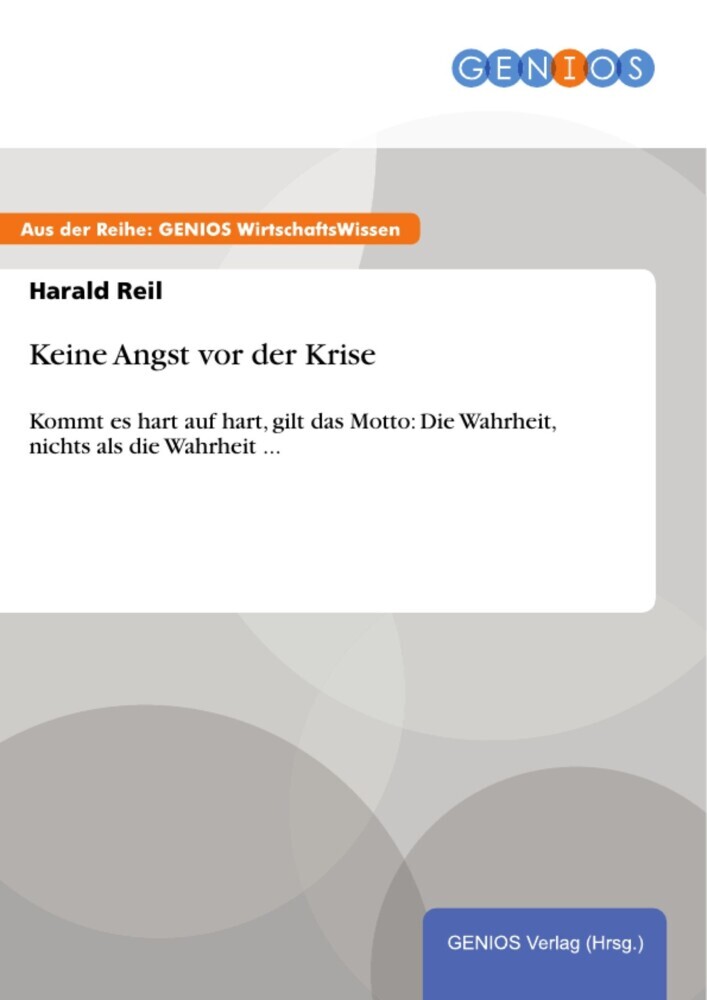 Keine Angst vor der Krise main product photo