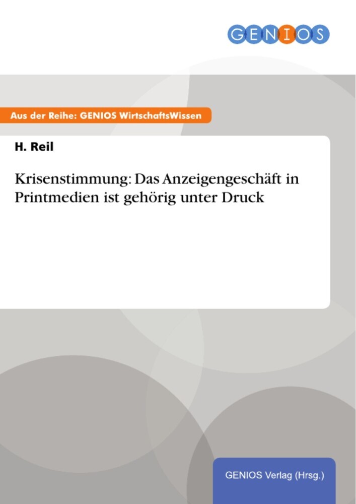 Krisenstimmung: Das Anzeigengeschäft in Printmedien ist gehörig unter Druck main product photo