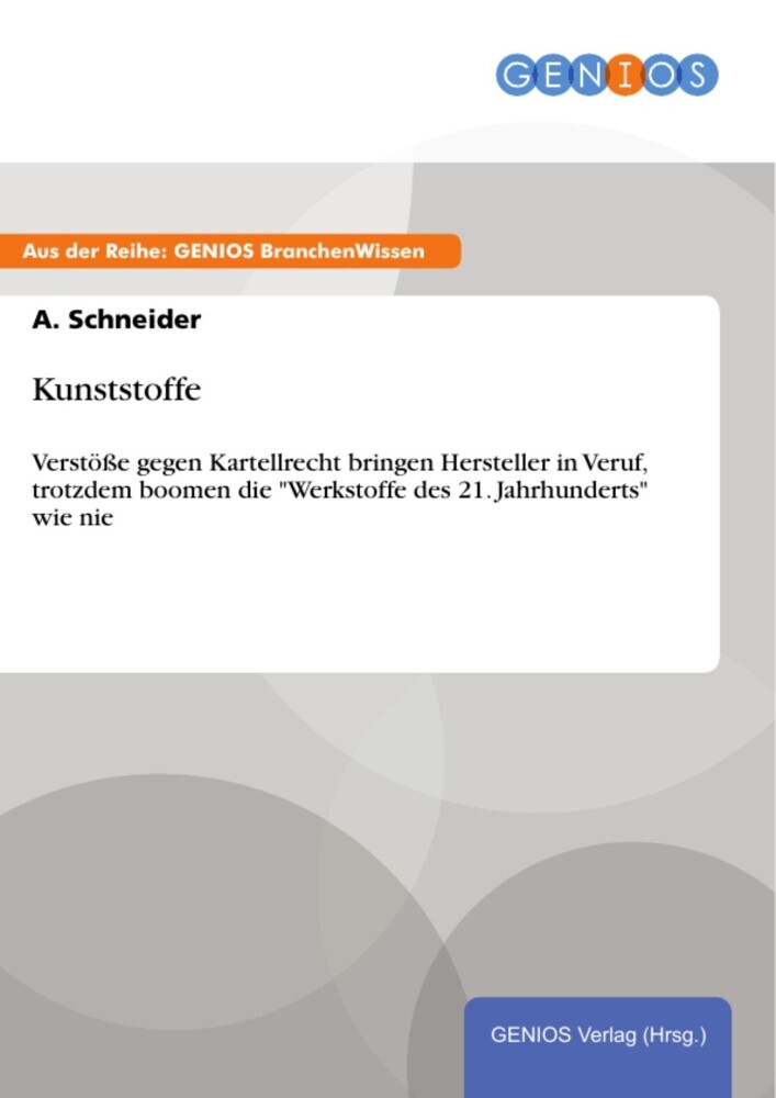 Kunststoffe main product photo