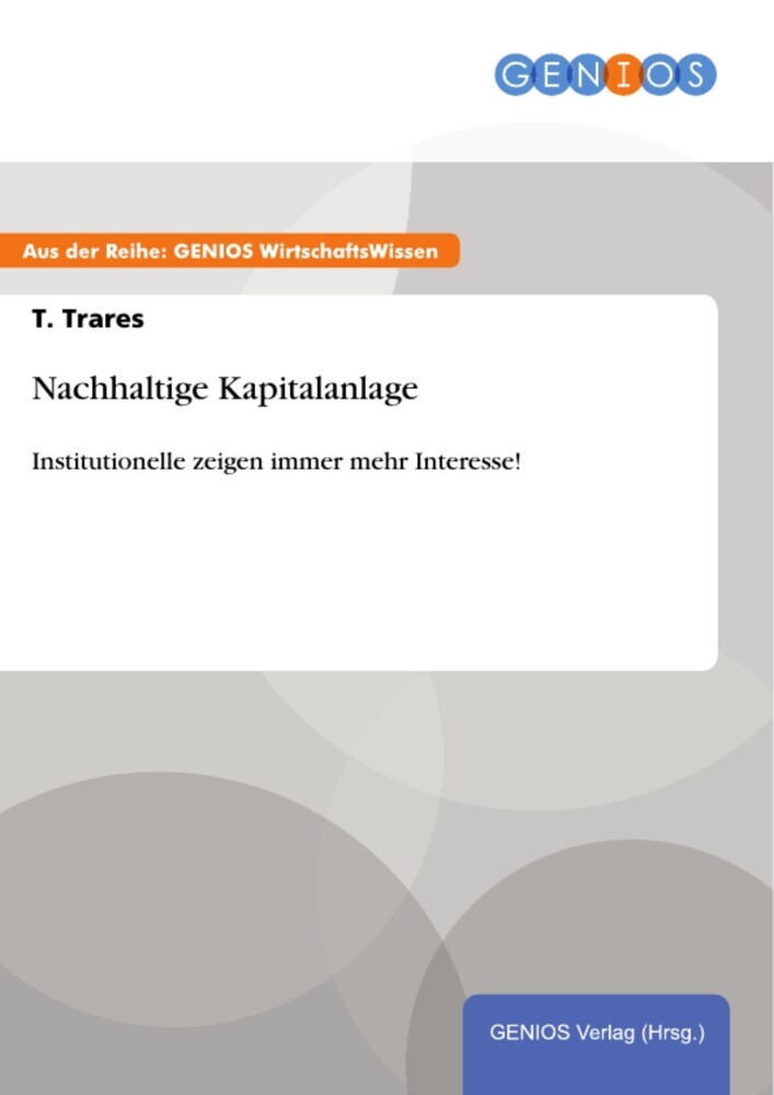 Nachhaltige Kapitalanlage main product photo