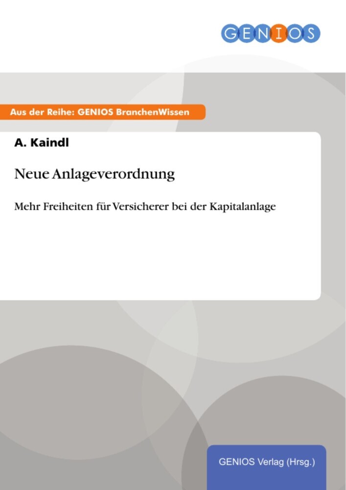 Neue Anlageverordnung main product photo