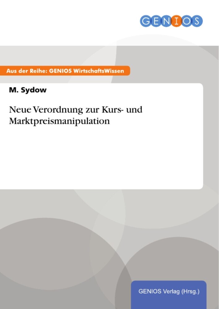 Neue Verordnung zur Kurs- und Marktpreismanipulation main product photo