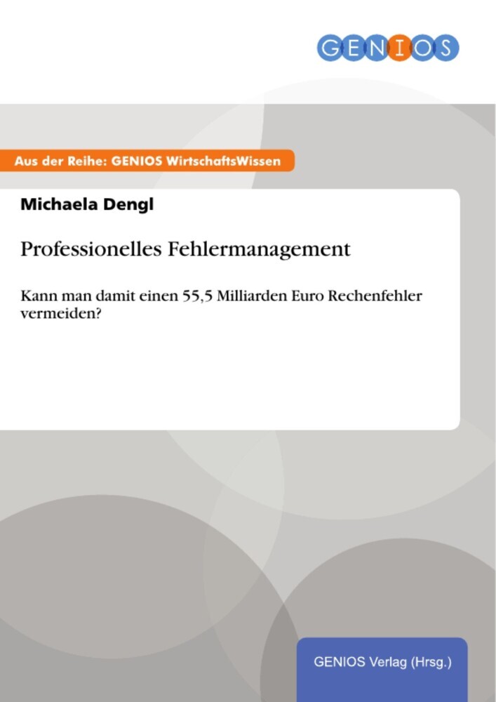 Professionelles Fehlermanagement main product photo