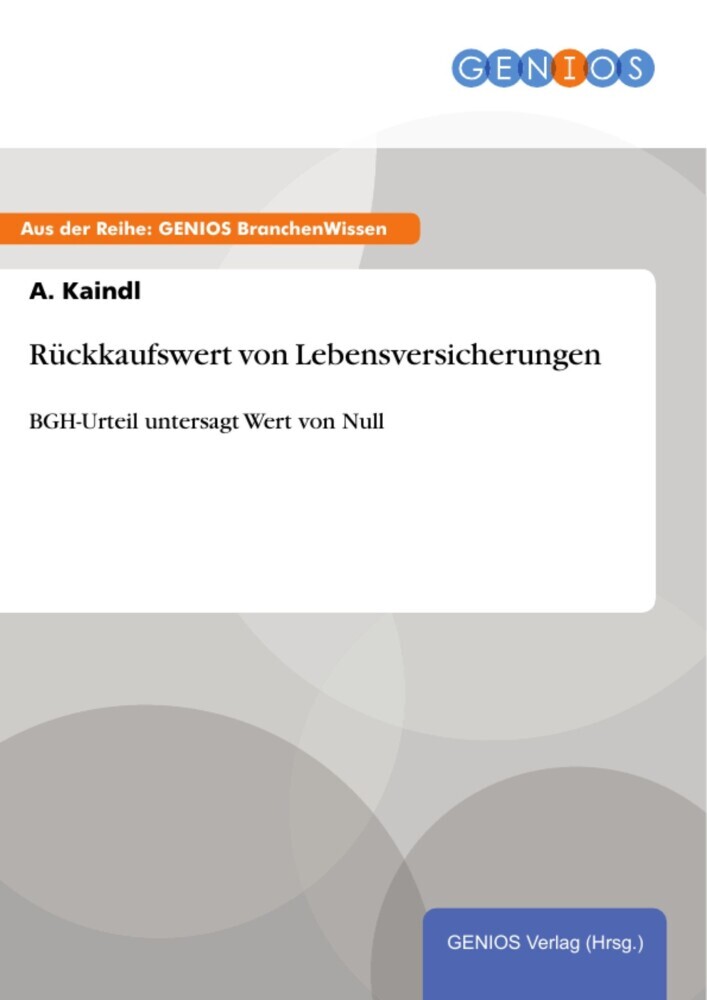 Rückkaufswert von Lebensversicherungen main product photo