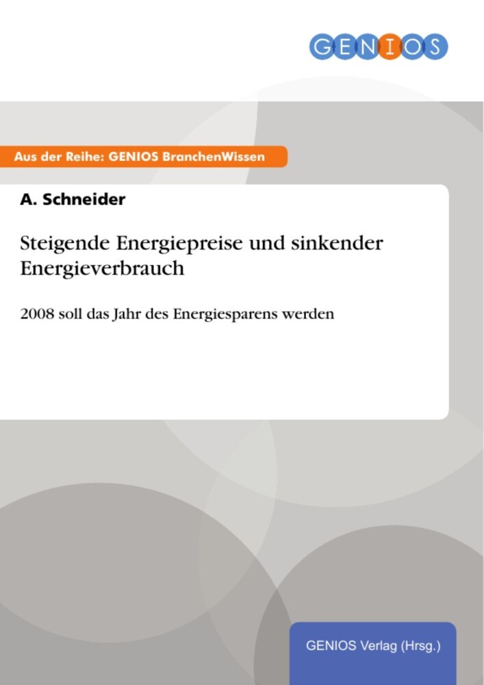 Steigende Energiepreise und sinkender Energieverbrauch main product photo