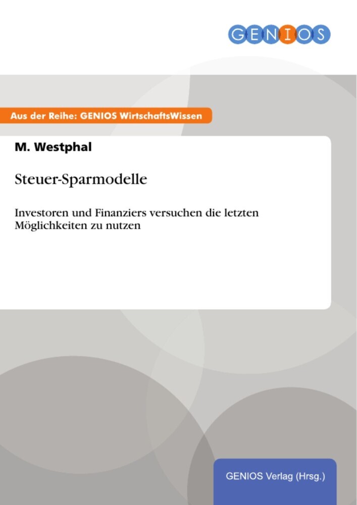 Steuer-Sparmodelle main product photo
