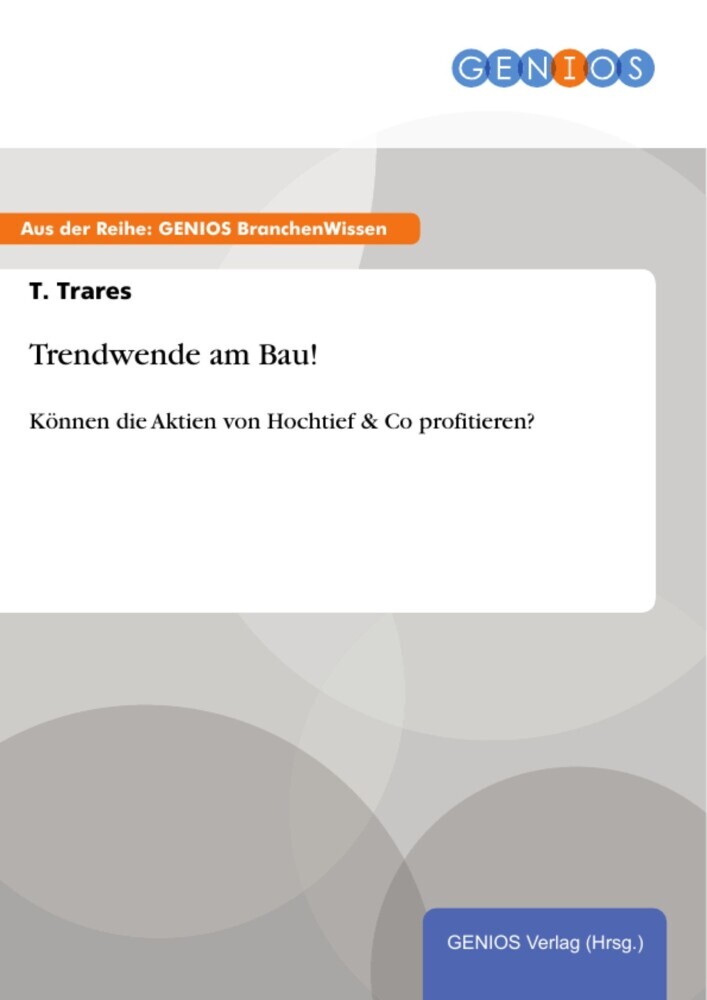 Trendwende am Bau! main product photo