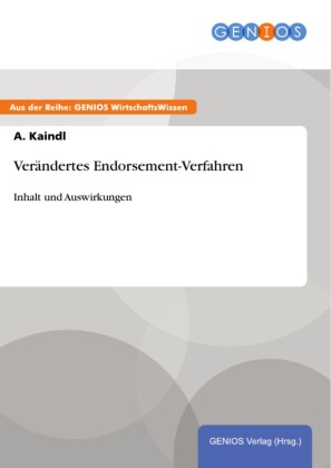Verändertes Endorsement-Verfahren