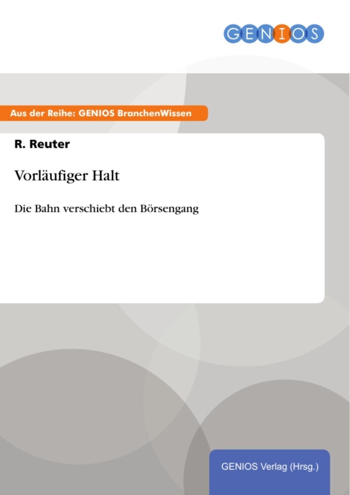 Vorläufiger Halt main product photo