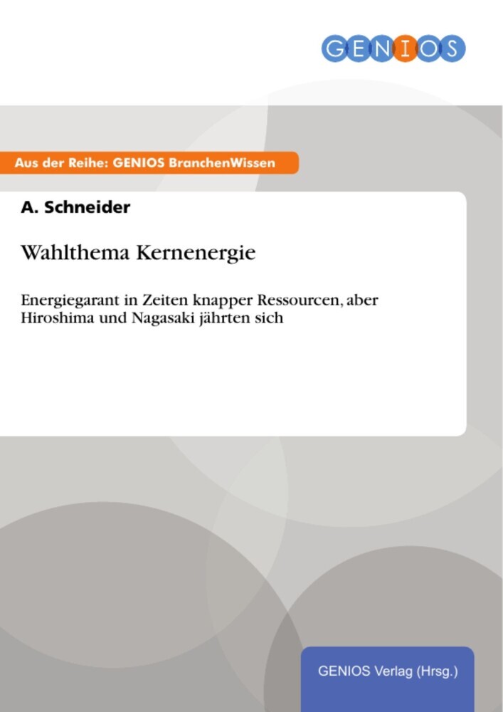Wahlthema Kernenergie main product photo