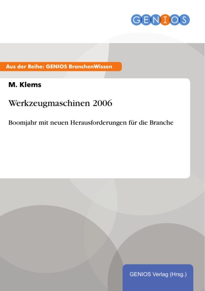 Werkzeugmaschinen 2006 main product photo