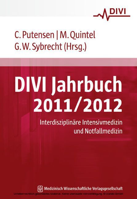 DIVI Jahrbuch 2011/2012 main product photo