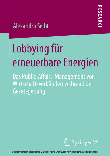 Lobbying für erneuerbare Energien main product photo