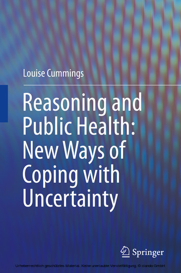 Reasoning and Public Health: New Ways of Coping with Uncertainty main product photo