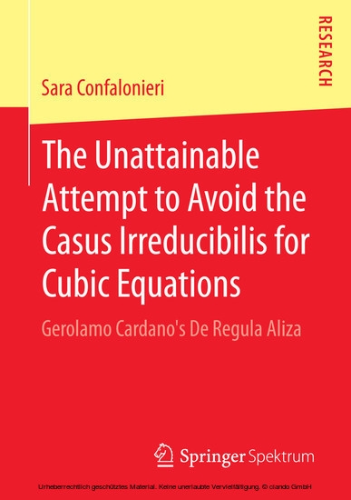 The Unattainable Attempt to Avoid the Casus Irreducibilis for Cubic Equations main product photo