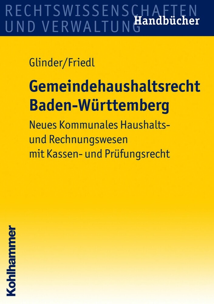 Gemeindehaushaltsrecht Baden-Württemberg main product photo