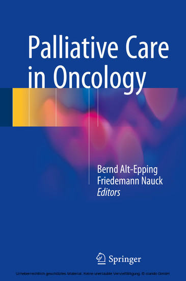 Palliative Care in Oncology main product photo
