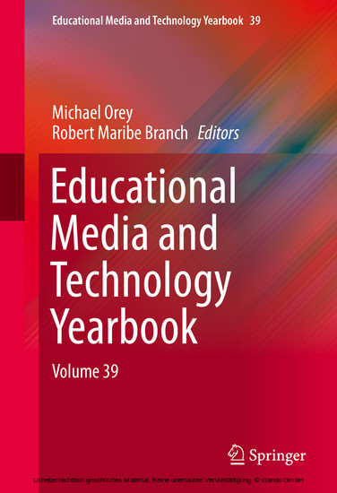 Educational Media and Technology Yearbook. Vol.39 main product photo