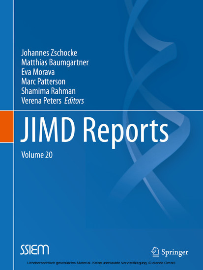 JIMD Reports, Volume 20 main product photo