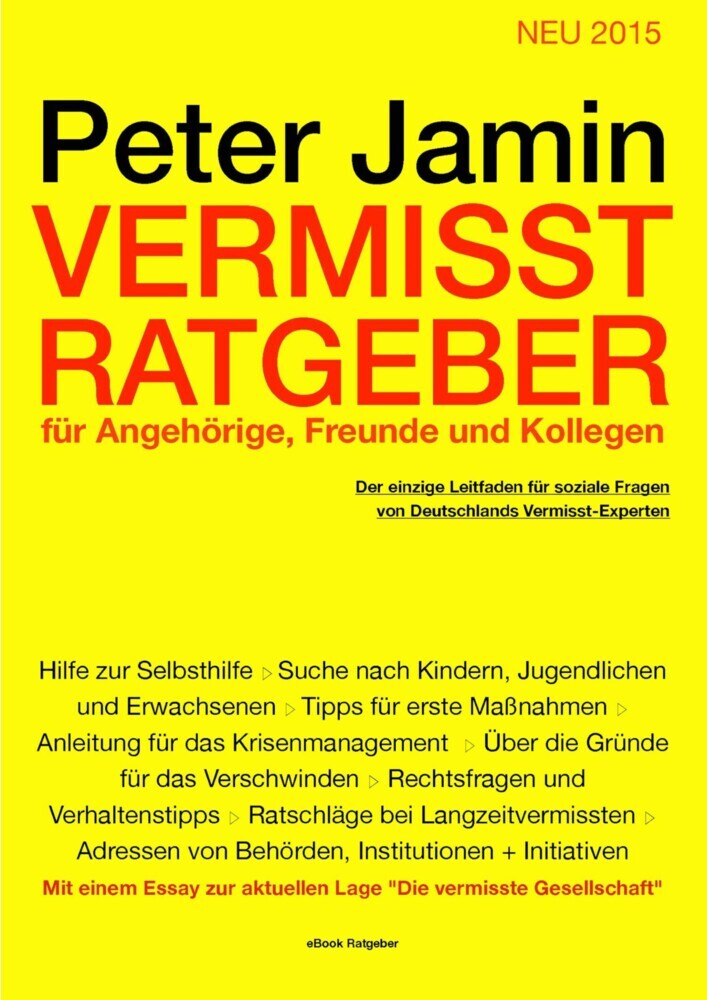 Vermisst-Ratgeber für Angehörige, Freunde und Kollegen main product photo