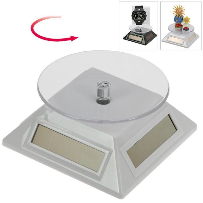 Solar-Drehteller weiß main product photo