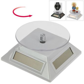 Solar-Drehteller weiß