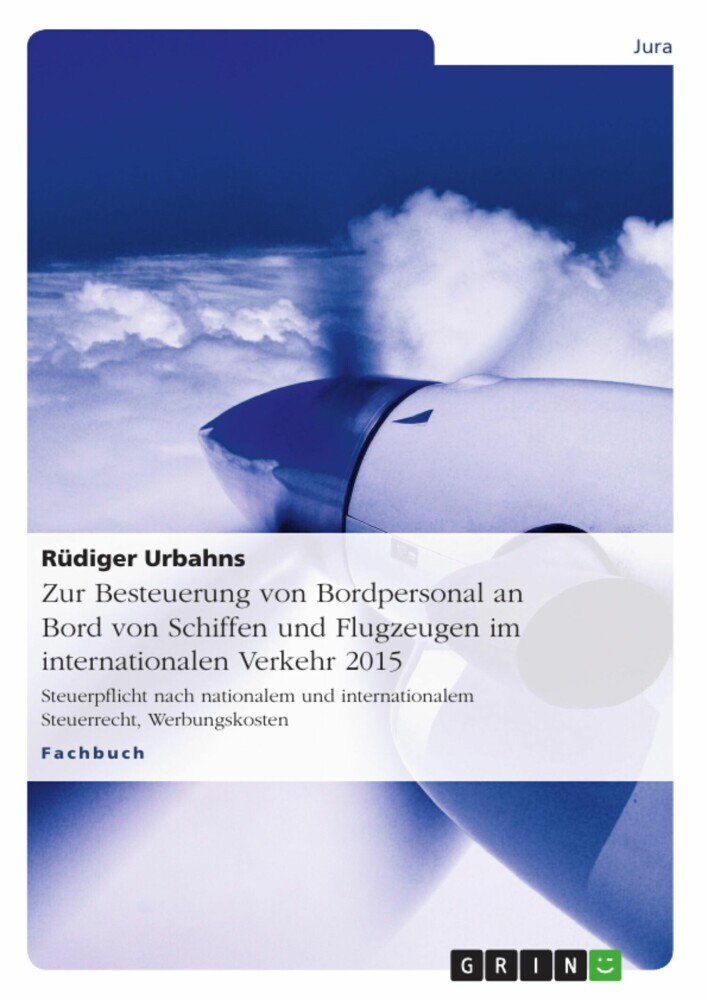 Zur Besteuerung von Bordpersonal an Bord von Schiffen und Flugzeugen im internationalen Verkehr 2015 main product photo