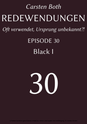 Redewendungen: Black I