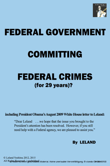 Federal Government Committing Federal Crimes (for 29 Years)?/Unabridged main product photo