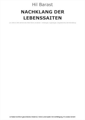 NACHKLANG DER LEBENSSAITEN